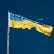 Ukraine Flag Himmel (Foto: yehor milohrodskyi unsplash)