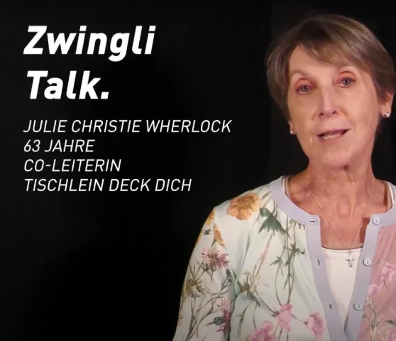 ZwingliTalk (Foto: Zwinglihaus): Mit Julie Christie Wherlock