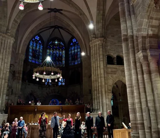 Soli deo gloria Basler Münster 2025 (Foto: Andreas Liebig) Soli deo gloria Basler Münster 2025 (Foto: Andreas Liebig)