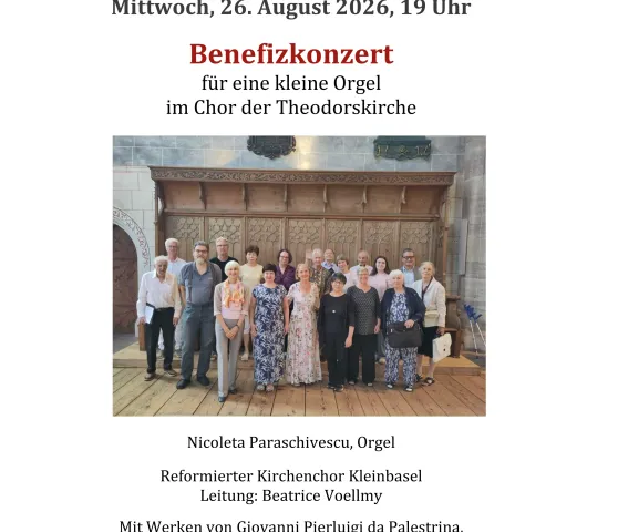 Benefizkonzert für eine kleine Orgel im Chor der Theodorskirche _ (1) Benefizkonzert für eine kleine Orgel im Chor der Theodorskirche _ (1)