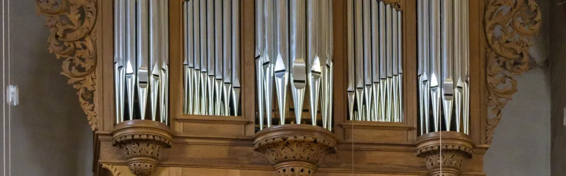 Leonhardskirche, Orgel 1, 13.11.2012 (Foto: Heini Gerber)